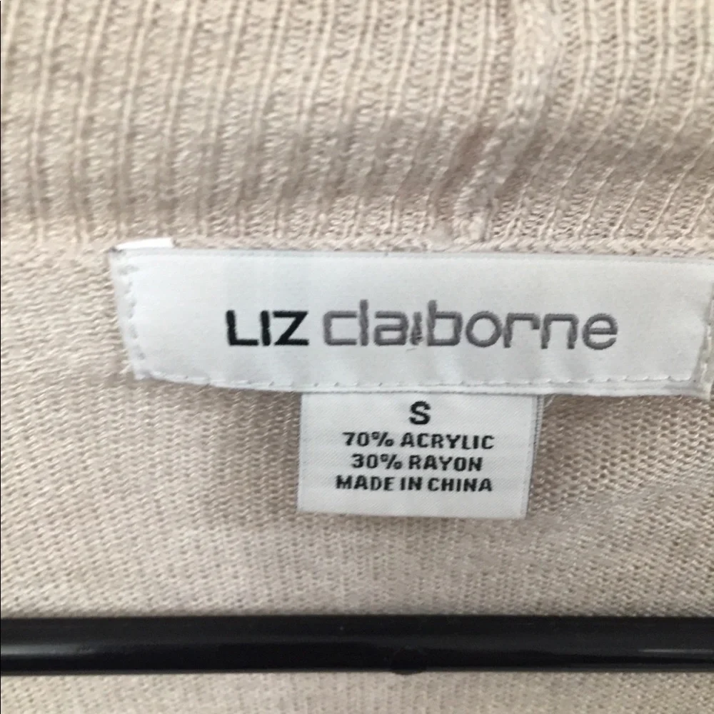 Liz Claiborne open front cardigan - Picture 3 of 5